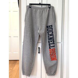 Bucknell Bison Champion Brand Gray Sweatpants Adult Large University College